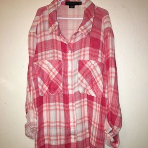 Flannel button down